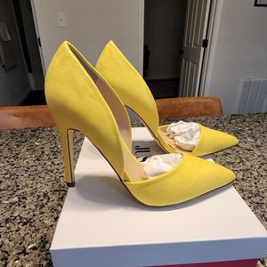 JustFab Yellow Heels